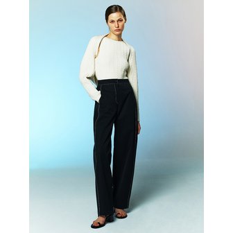 FRONTROW [COTTON] Stitch Cotton Pants