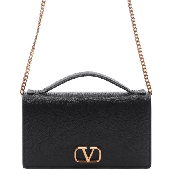 [부산점] 25FW 여성 브이로고 시그니처 체인 크로스백 (7W2P0W42 SNP 0NO 25F)