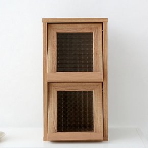 필몬 미니수납장 2문 4221 NFM4221 세로형 캄포어베니어
