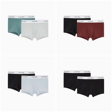 Calvin Klein Underwear 남성 24FW 모던코튼 드로즈 2PK 4종 택 1(NB3985-PSO/PSJ/QH1/UB1)