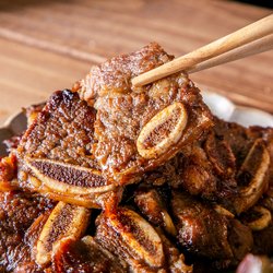 누리웰 양념LA갈비 1kg/초이스등급+지방제거+파인애플특제양념