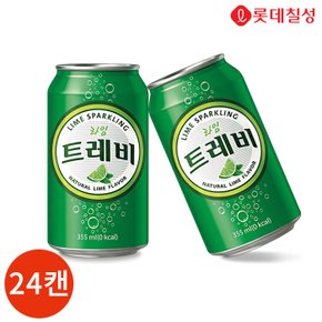 롯데 트레비 라임 캔 355ml x 24캔