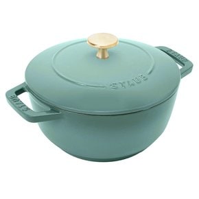 staub M 18cm] Wa-NABE Z1027-781 스토우브 [와나베 유칼립투스 양손 주물 법랑 냄비 밥솥 2합