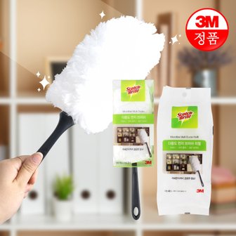  3M 스카치브라이트 다용도 먼지 브러쉬 핸들1입 리필6입/미세먼지청소