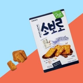 크라운 쿠키 소복소복소보로쿠키 240g