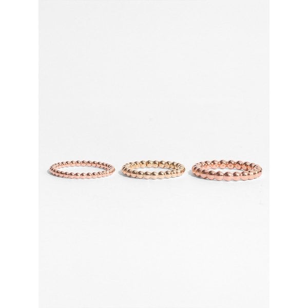 14K 버블리 볼 반지 (2mm/2.5mm/3mm)