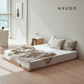 나른한 선유 E0등급 저상형 무헤드 원목형 침대 깔판 프레임 Q