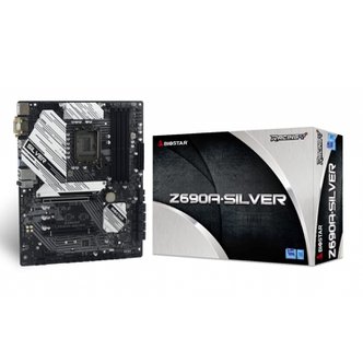  바이오스타Biostar intel Z690 칩셋 탑재 ATX 메인보드 DDR4 모델 [ Z690A-SILVER ]