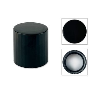 병뚜껑 ABS캡 롱캡 30mm (블랙) 플라스틱캡 유리병뚜껑