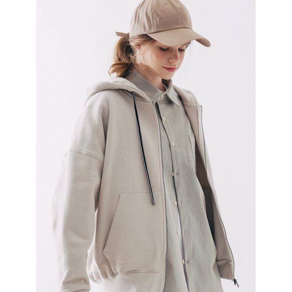 와핑 후드집업 라이트베이지 JJOT7203