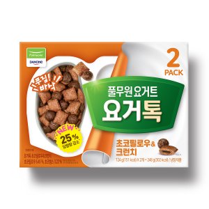  풀무원다논 요거톡 초코필로우(124g*2입)