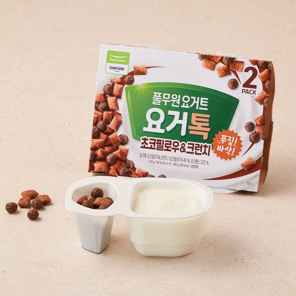 다논 요거톡 초코필로우(124g*2입)