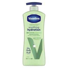 미국직구 Vaseline 바세린 인텐시브 케어 수딩 하이드레이션 바디 로션 600ml