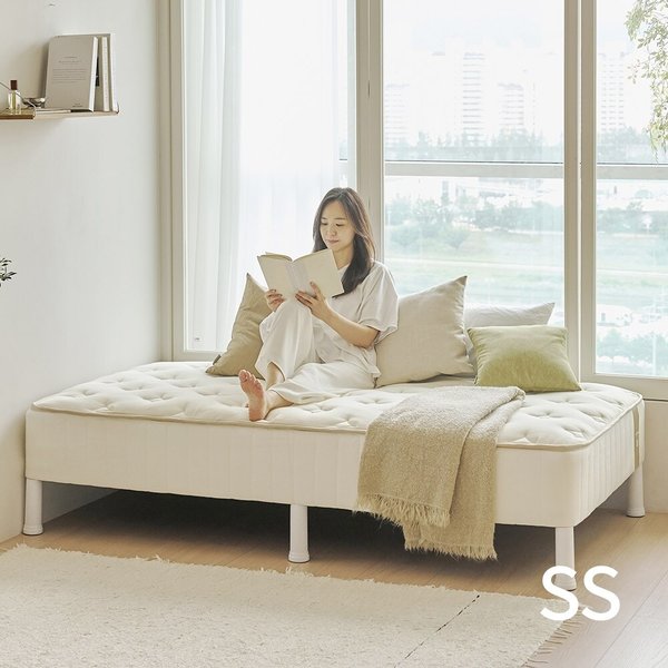 가구 에이셀 오가닉 독립스프링 매트리스 일체형 침대 SS