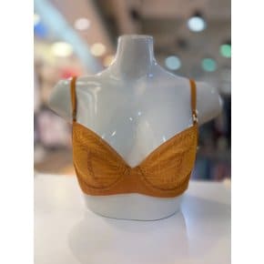 [파주점] 바바라 샹뗼 직수입 머스타드 홑겹 브라 CBR5211W