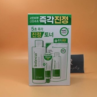  메이크프렘 인테카 진정 토너 200mL 기획 +100mL 리필팩+크림 31mL