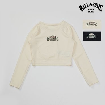 빌라봉 여성 크롭 래쉬가드 OVAL LOGO CROP LS (WF11RS097)