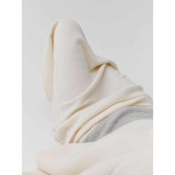 WOOL KNIT SKIRT (WHITE)