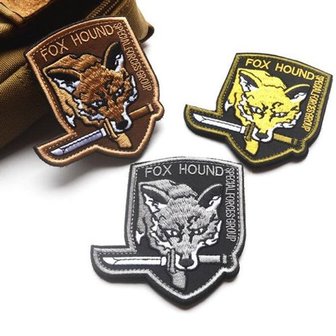  찍찍이 밀리터리 패치 와펜 fox hound_W8754B1