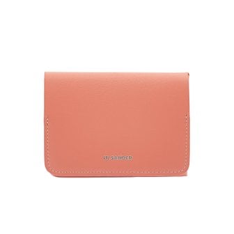 질샌더 로고 폴드 카드지갑 J07UI0012 P5355 657 DARK PINK