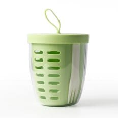 후르츠팟 과일컵 샐러드용기 600ml (그린)