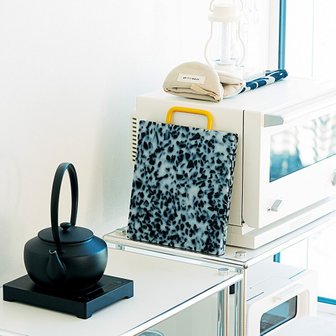  짐샌더슨 테라조 컬러 커팅보드 L 컬러도마 플레이팅 손잡이 도마