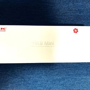 HK9 Mini 블랙 스마트워치 통화 기능 상시 표시 음악 재생 다종 운동 일본어