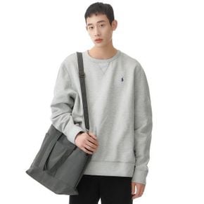 RALPH LAUREN 플리스 크루넥 스웨트셔츠 - 그레이 114884005