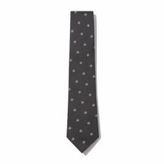 brown flower pattern tie_CAAIX24520BRX