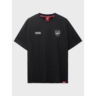 풋볼스탠다드 [아스널] GUNNERS 1886 티셔츠_블랙