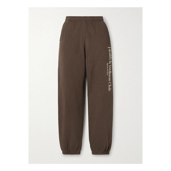 프린트 코튼 저지 트랙 팬츠 1647597343786290