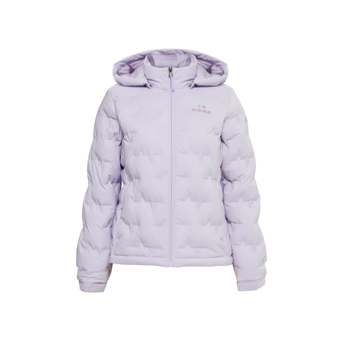 확대된 대표 BASIC 베이직 여성 튜브 슬림 다운 자켓 Pastel Violet DWW25512V3 
