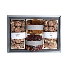 자연애 버섯 3종 혼합 秀 선물세트 450g [다화고+상황+영지버섯]