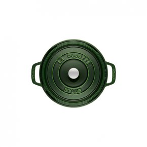 staub 24cm] IH La Cocotte Round 40509-356 스토우브 [피코 코콧 라운드 바질 그린 큰 양손