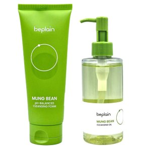 녹두 약산성 클렌징폼 160ml+클렌징 오일 200ml