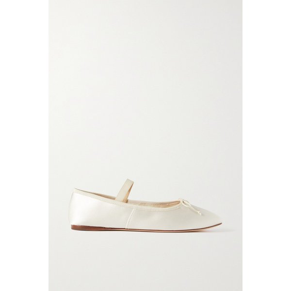 로플러 랜달 넷 서스테인 레오니 그로그랭 트리밍 새틴 발레리나 플랫 1647597309695235