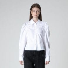 Ribbon Detail Blouse in White VW2AB344-01