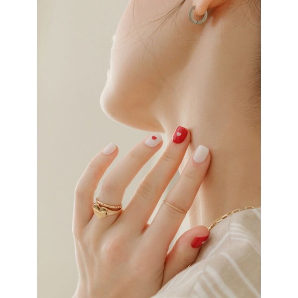 리유저블 네일팁 비바 마젠타(숏 스퀘어)