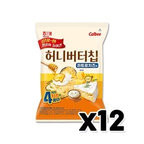 해태 허니버터칩 콰트로치즈맛 봉지스낵 55g x 12개