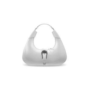 PELVIC LEATHER BAG_WHITE