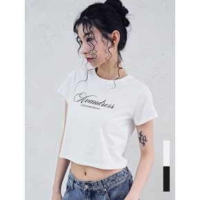 CREW Crop Tee -  2COL