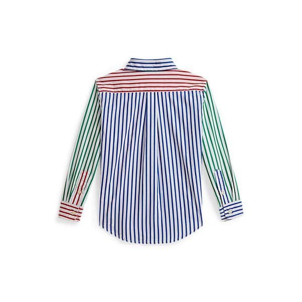 폴로 키즈 남아 2-7세 스트라이프 코튼 포플린 펀 셔츠(CWPOWOVB6820648999)