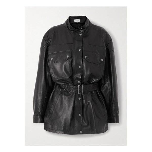 마그다부트림 벨트 가죽 재킷 블랙 46376663162921903