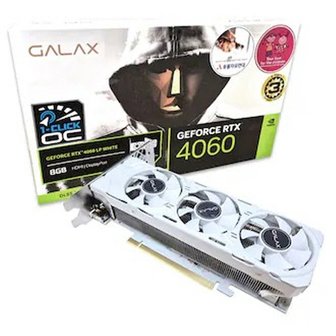 아이코다 갤럭시 GALAX 지포스 RTX 4060 WHITE OC D6 8GB LP 그래픽카드