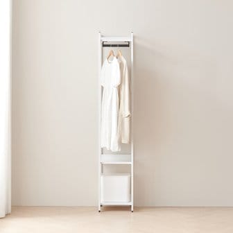  [동서가구] 시몬 시스템 철제 드레스룸 400 1단 행거 옷장 DF923579