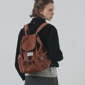 [11/25예약배송]mini ver. Suede flap backpack _ Brown