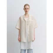 TVR SHEER SILK SHIRT JACKET_2COLORS