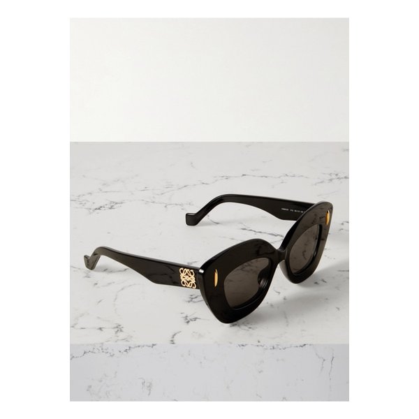 오버사이즈 캣아이 아세테이트 선글라스 블랙 1647597336779840