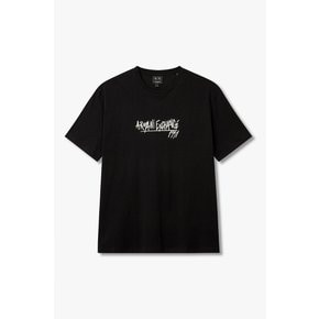 남성 스크립트 로고 티셔츠A416130909블랙