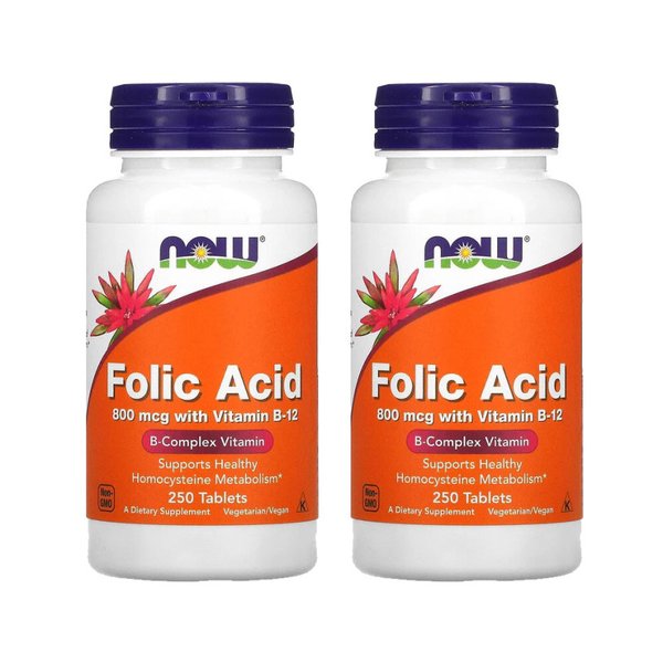 엽산 800mcg 비타민 B12 함유 250정 X 2통